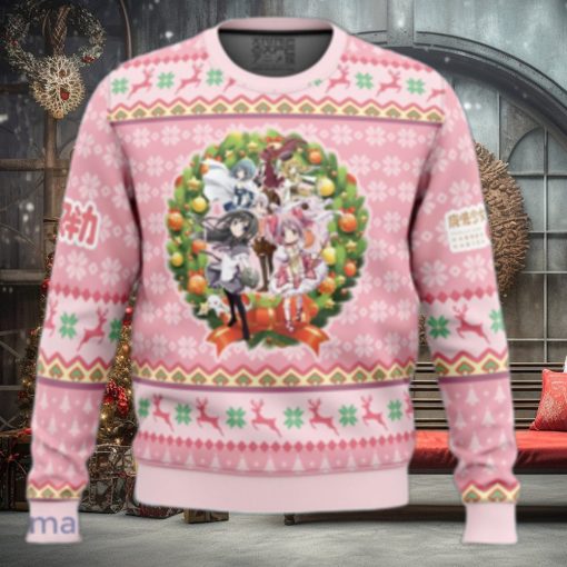 Christmas Magic Puella Magi Madoka Magica Ugly Christmas Sweater 3D Gift Christmas Funny