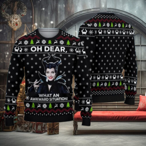 Christmas Maleficent Ugly Sweater, Disneyland Villains Xmas Sweater