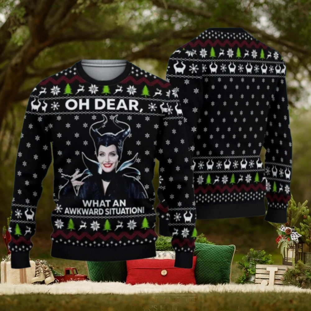 Christmas Maleficent Ugly Sweater, Disneyland Villains Xmas Sweater Christmas Maleficent Ugly Sweater, Disneyland Villains Xmas Sweater