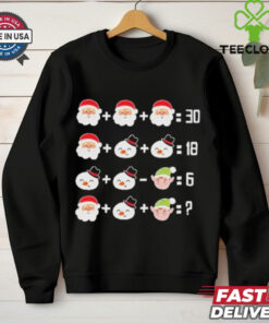 Christmas Math Quiz Math Teacher Christmas Garment Shirt
