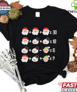 Christmas Math Quiz Math Teacher Christmas Garment Shirt