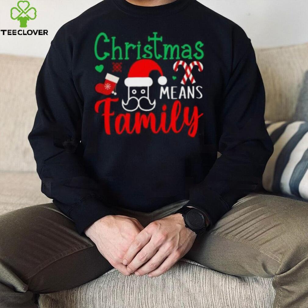 Christmas Means Family' Men's Sport T Shirt Christmas Means Family' Men's Sport T Shirt