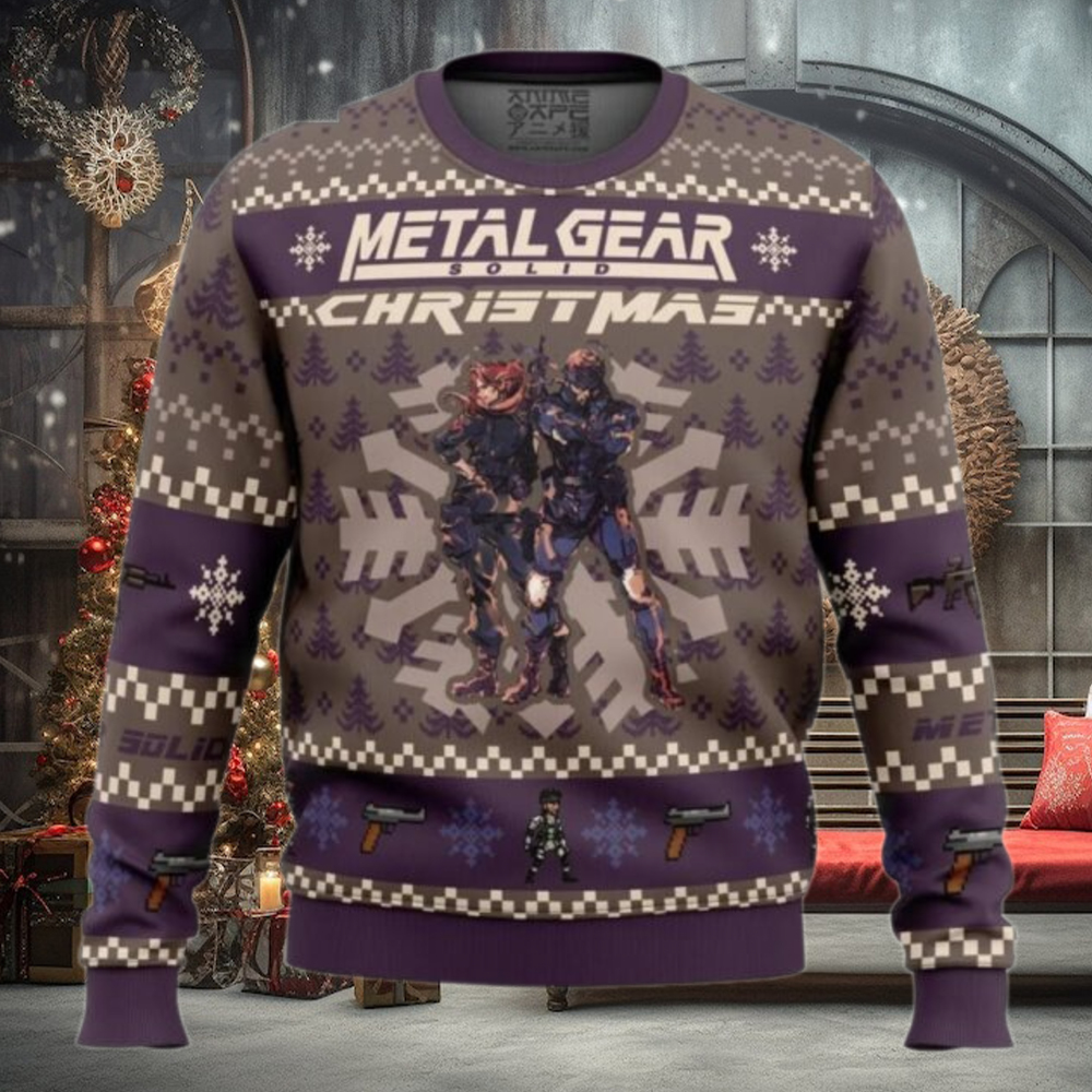 Christmas Metal Gear Solid Ugly Christmas Sweater Christmas Metal Gear Solid Ugly Christmas Sweater