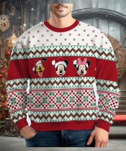 Christmas Mickey And Friends Ugly Sweater, Disney Minnie Pluto Shirt, Disney Trip Christmas Sweater, Magic Kingdom Shirt, Gift For Fan