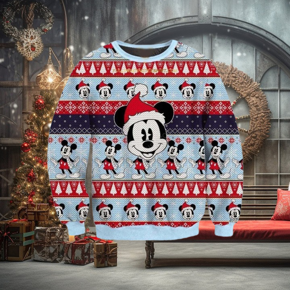 Christmas Mickey Mouse Ugly Sweater, Disney Christmas Sweater, Magic Kingdom Holiday Sweater, Disneyland Trip Sweatshirt, Gift For Fan Christmas Mickey Mouse Ugly Sweater, Disney Christmas Sweater, Magic Kingdom Holiday Sweater, Disneyland Trip Sweatshirt, Gift For Fan