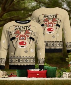 Christmas New Orleans Saints Funny Knitted Sweater For Men And Women