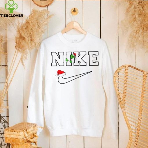 Christmas Nike T Shirt Nike Santa Grinch Believe Christmas