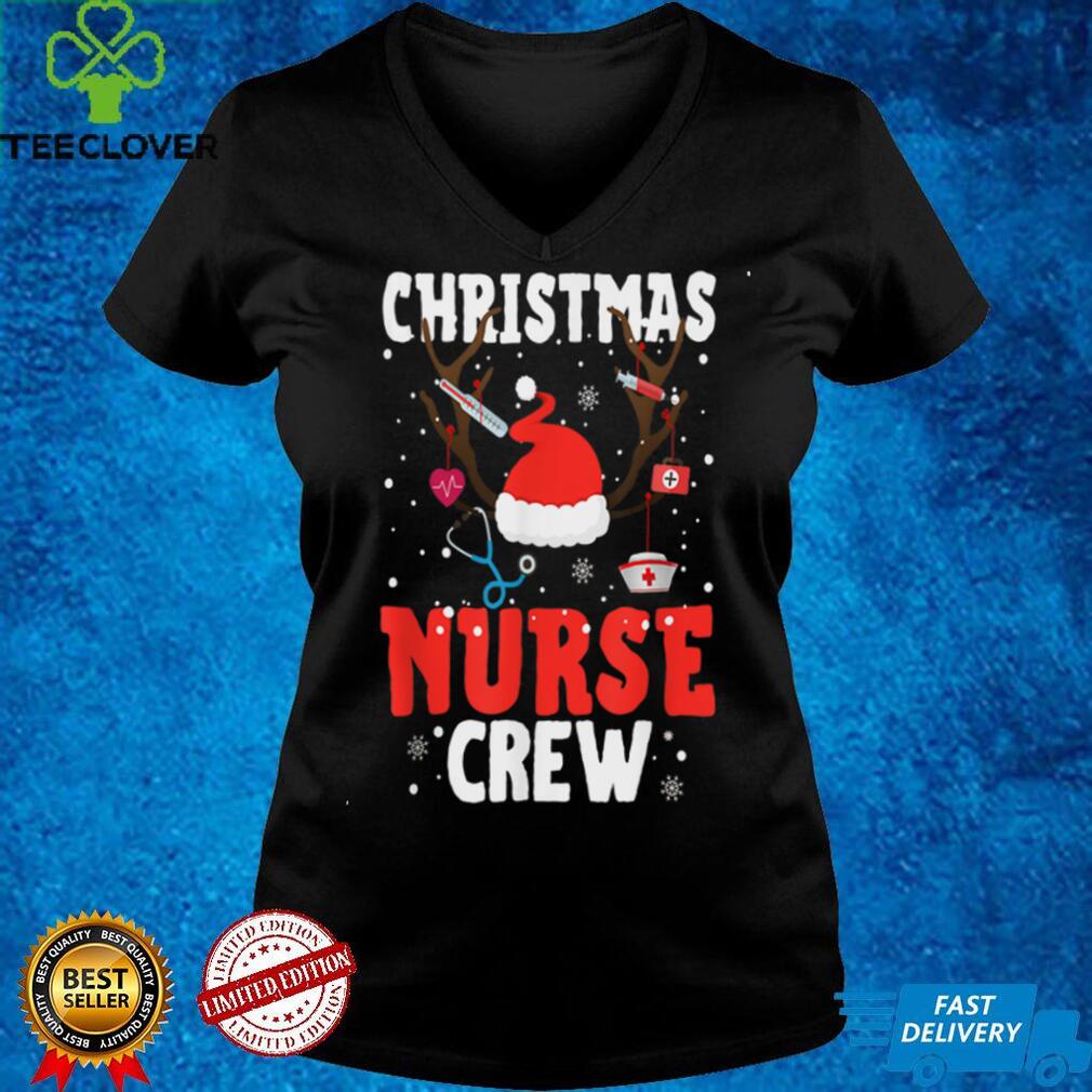 Christmas Nurse Crew Funny Reindeer Santa Hat Nurse Nursing T Shirt 2 Christmas Nurse Crew Funny Reindeer Santa Hat Nurse Nursing T Shirt 2