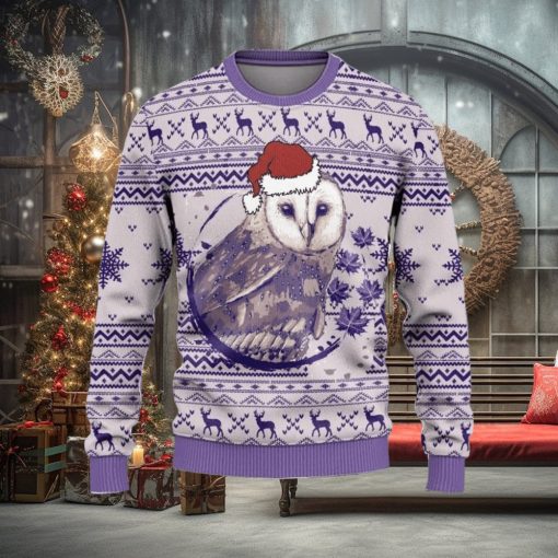 Christmas Owl Ugly Sweaters Xmas Gift For Men And Women