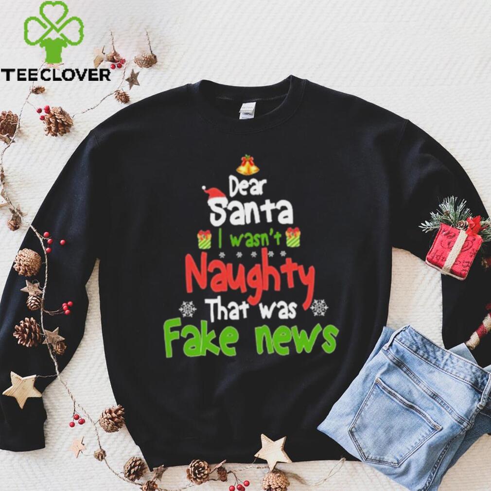 Christmas Pajama I Wasn’t Naughty Dear Santa Fake News Shirt Christmas Pajama I Wasn’t Naughty Dear Santa Fake News Shirt