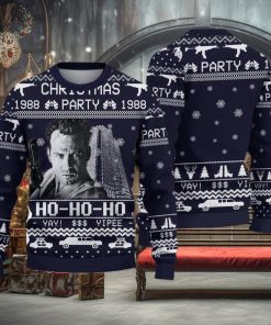 Christmas Party 1988 Christmas Gift For Holiday Hohoho Die Hard 3D Ugly Christmas Sweater