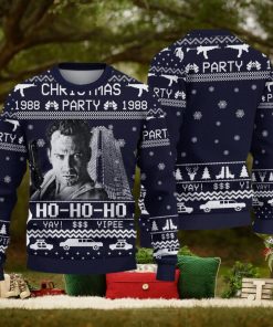 Christmas Party 1988 Christmas Gift For Holiday Hohoho Die Hard 3D Ugly Christmas Sweater