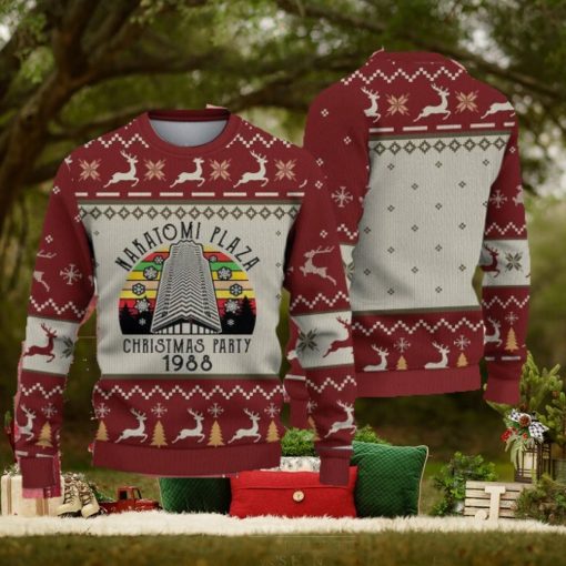 Christmas Party 1988 Ugly Sweater, Nakatomi Plaza Woolen Sweater Gift For Holiday