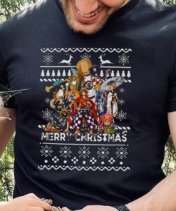 Christmas Pattern One Piece Characters shirt