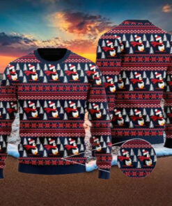 Christmas Penguins Ugly Sweater, Im So Cool Xmas Sweater, Cute Santa Pet Ugly Sweater