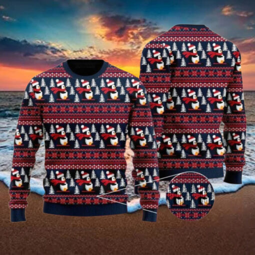 Christmas Penguins Ugly Sweater, Im So Cool Xmas Sweater, Cute Santa Pet Ugly Sweater