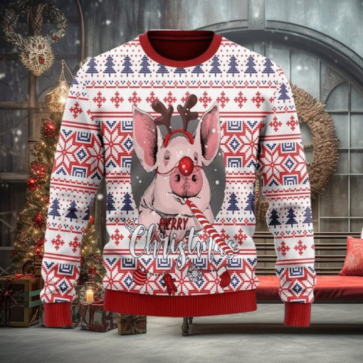 Christmas Pig Ugly Sweaters Xmas Gift For Men And Women