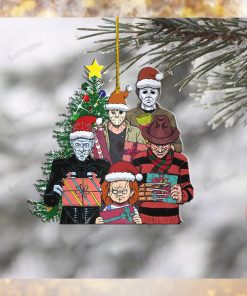 Christmas Pine Tree Horror Squad Ornament