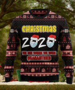 Christmas Quarantined Ugly Christmas Sweaters Style Gift For Men And Women