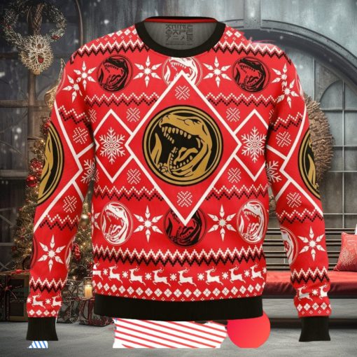 Christmas Red Ranger Power Rangers Ugly Christmas Sweater