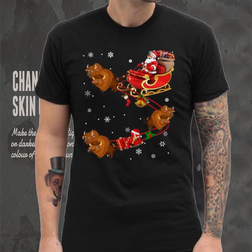 Christmas Reindeer Shirt Bison Style Reindeer Funny Christmas Santa Reindeer Bison Lover Gifts Christmas T Shirt Christmas Reindeer Shirt Bison Style Reindeer Funny Christmas Santa Reindeer Bison Lover Gifts Christmas T Shirt