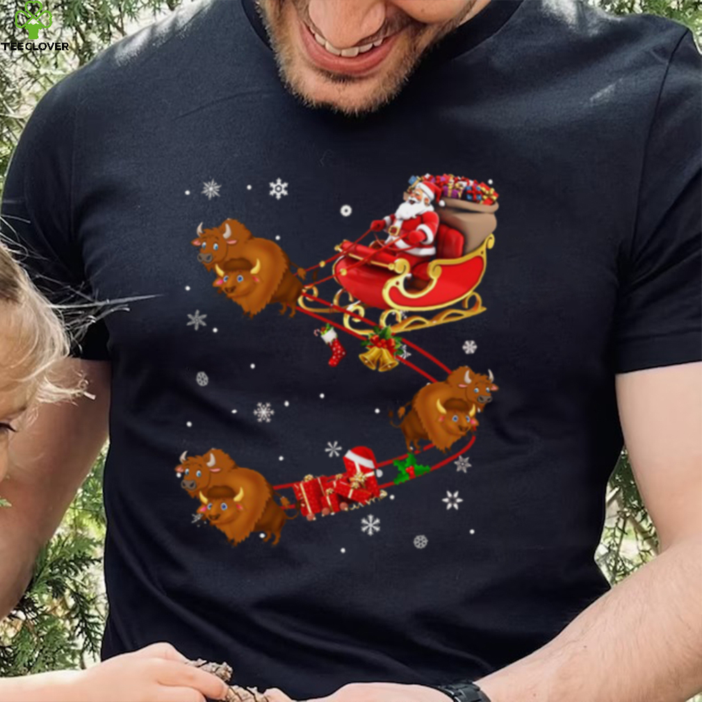 Christmas Reindeer Shirt Bison Style Reindeer Funny Christmas Santa Reindeer Bison Lover Gifts Christmas T Shirt Christmas Reindeer Shirt Bison Style Reindeer Funny Christmas Santa Reindeer Bison Lover Gifts Christmas T Shirt