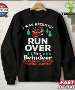 Christmas Runover By Reindeer Funny Xmas Women Men Kids T Shirt