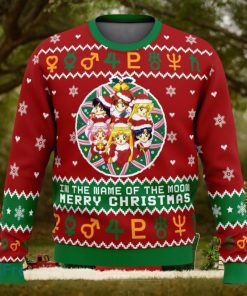 Christmas Sailor Guardians Sailor Moon Ugly Christmas Sweaters 3D Super Hot