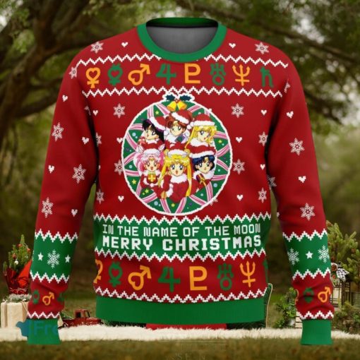 Christmas Sailor Guardians Sailor Moon Ugly Christmas Sweaters 3D Super Hot