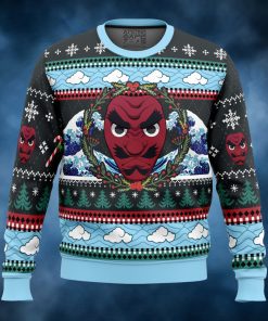 Christmas Sakonji Urokodaki Demon Slayer Ugly Christmas Sweater