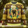 Detroit Lions Christmas Pattern Ugly Christmas Sweater Wreath AOP Gift For Fans