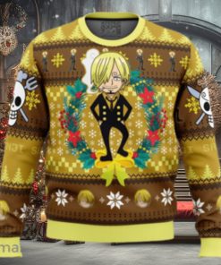 Christmas Sanji One Piece Ugly Christmas Sweater 3D Gift Christmas Funny