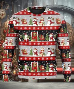 Christmas Santa Claus And Snowman Happy Xmas Ugly Christmas Sweaters Special Gift For Loved Ones