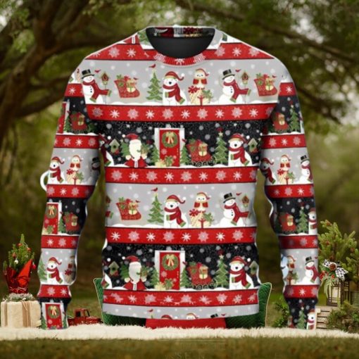 Christmas Santa Claus And Snowman Happy Xmas Ugly Christmas Sweaters Special Gift For Loved Ones