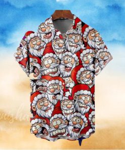 Christmas Santa Claus Hawaiian 3D xmas Shirt