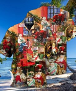 Christmas Santa Claus In Daily Life Edition Hawaiian Shirt
