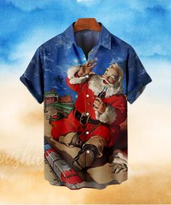 Christmas Santa Claus Night Hawaiian Shirt