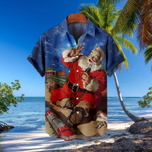 Christmas Santa Claus Night Hawaiian Shirt