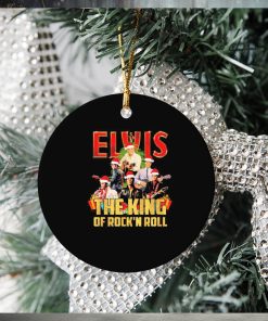 Christmas Santa Elvis Presley The King Of Rock N Roll Signatures Ornament Christmas