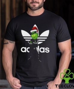 Christmas Santa Grinch Adidas Shirt 2 Christmas Santa Grinch Adidas Shirt