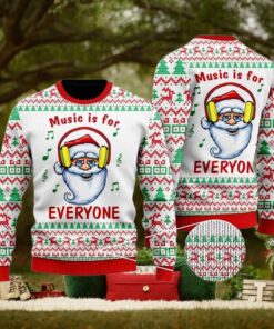 Christmas Santa Mic Is For Everyone Ugly Sweater, Funny Christmas Sweatshirt, Cute Holiday Shirt, Santa Lovers Gift, Gift For Christmas