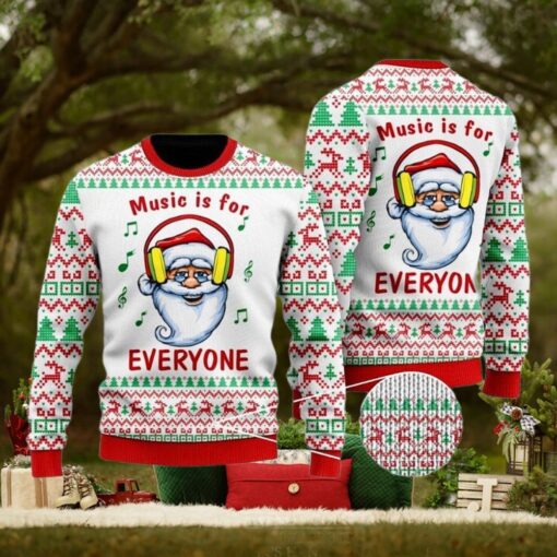 Christmas Santa Mic Is For Everyone Ugly Sweater, Funny Christmas Sweatshirt, Cute Holiday Shirt, Santa Lovers Gift, Gift For Christmas