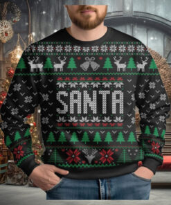 Christmas Santa Ugly Sweater, Santa Claus Holiday Sweater