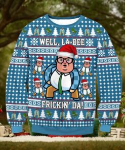 Christmas Saturday Night Live Ugly Sweater, Matt Foley Well Holiday Sweater, La Dee Frickin Da Xmas Sweater, Vintage 70S Tv Show Gift
