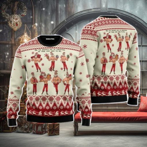 Christmas Seven Sexy Santa Claus Christmas Unisex Ugly Sweater