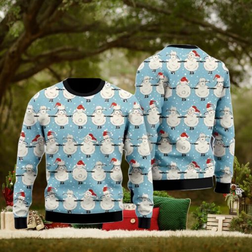 Christmas Sheeps Dancing Ugly Sweater For Men And Women