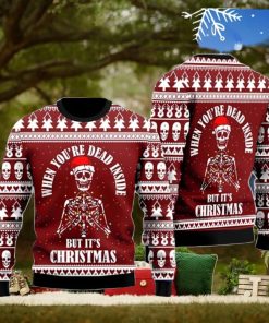 Christmas Skull Ugly Sweater For Men And Women