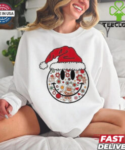 Christmas Smiley Face Sublimation Cute Gingerbread Daisy Shirt 1 Christmas Smiley Face Sublimation Cute Gingerbread Daisy Shirt