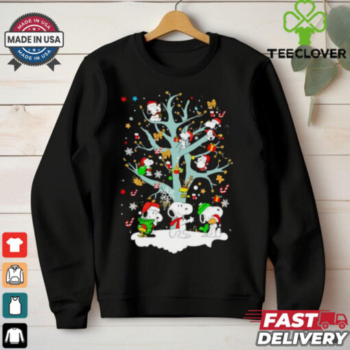 Christmas Snoopy Tree Happy Holidays 2024 shirt