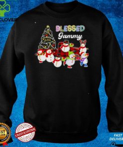 Christmas Snowman Blessed Gammy Christmas Sweater Shirt